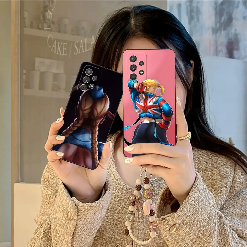 حافظة لهاتف سامسونج جالاكسي M55 54 42 35 34 33 32 23 22 15 14 13 12 F55 5G غطاء ملون فاخر