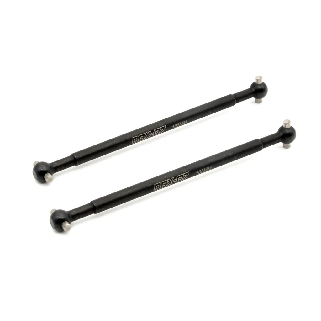 Eje de transmisión trasero de Metal para coche de control remoto, piezas de mejora de Metal CVD Dog bone 106 para ZD Racing 8612 DBX-07 DBX07, 1/7mm, accesorios de repuesto