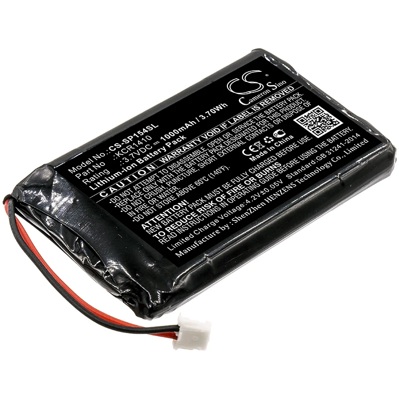 Li-ion Game Console Battery for Sony,3.7v,1000mAh,PlayStation 4,Playstation 4 Controller,CUH-ZCT2,CUH-ZCT2U 2016,KCR1410