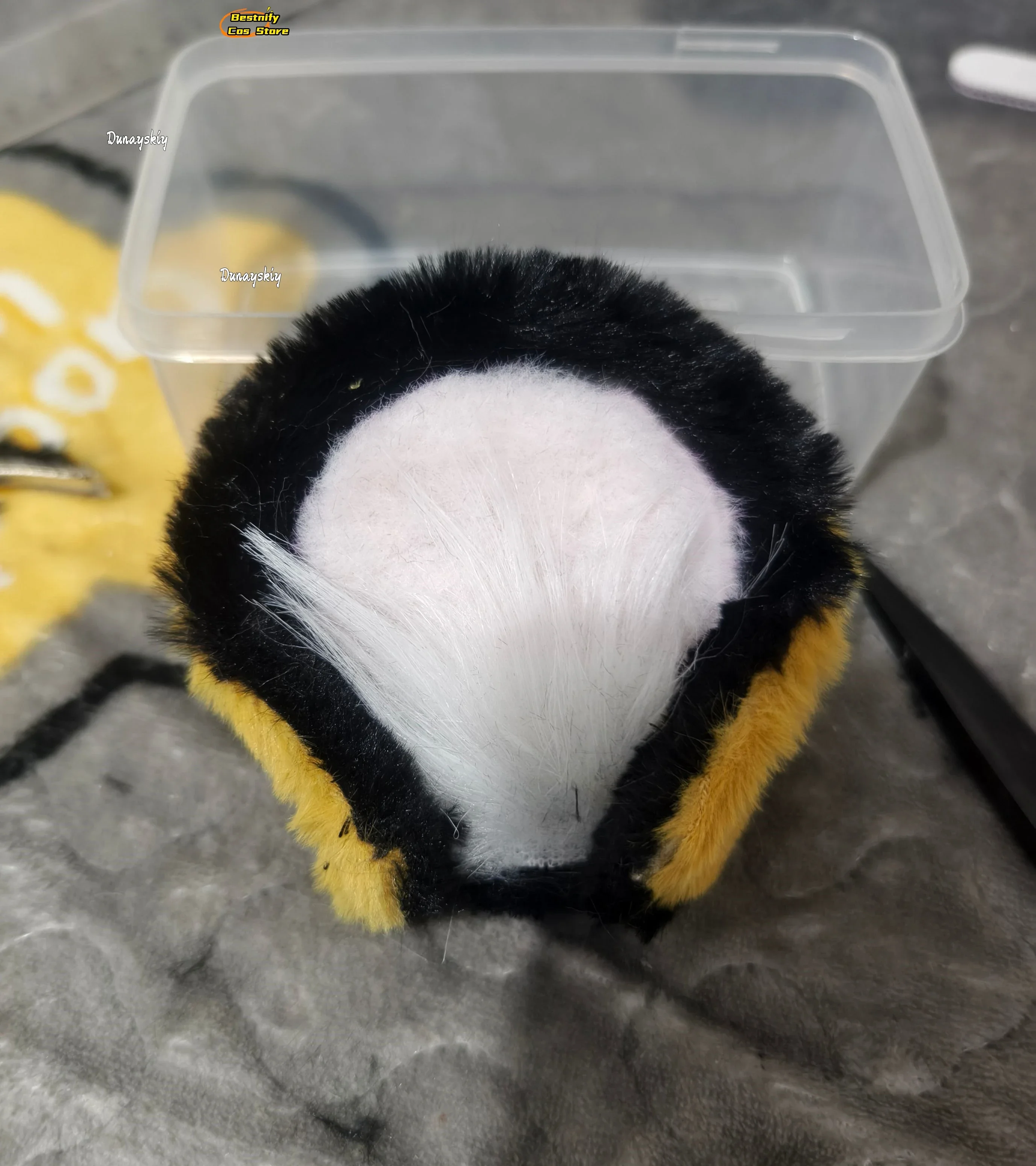 أزياء كوسبلايجو فوفو زينليس زون زيرو التأثيرية أنيمي رقيق قطيفة طويلة ذيل القط/الأذن زي الدعامة جو فوفو لعب الأدوار فروي