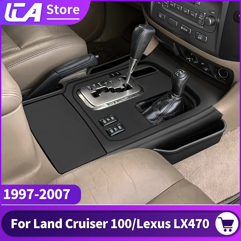 

Силиконовый чехол для центральной консоли Toyota Lexus LX470 1997-2007 Land Cruiser 100 Series, противоскользящий, пылезащитный, аксессуары для защиты