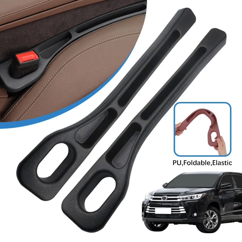 

Car Seat Gap Filler Side Seam Plug Strip Leak-proof Filling Strip For Toyota Highlander Car Decoration Accessories