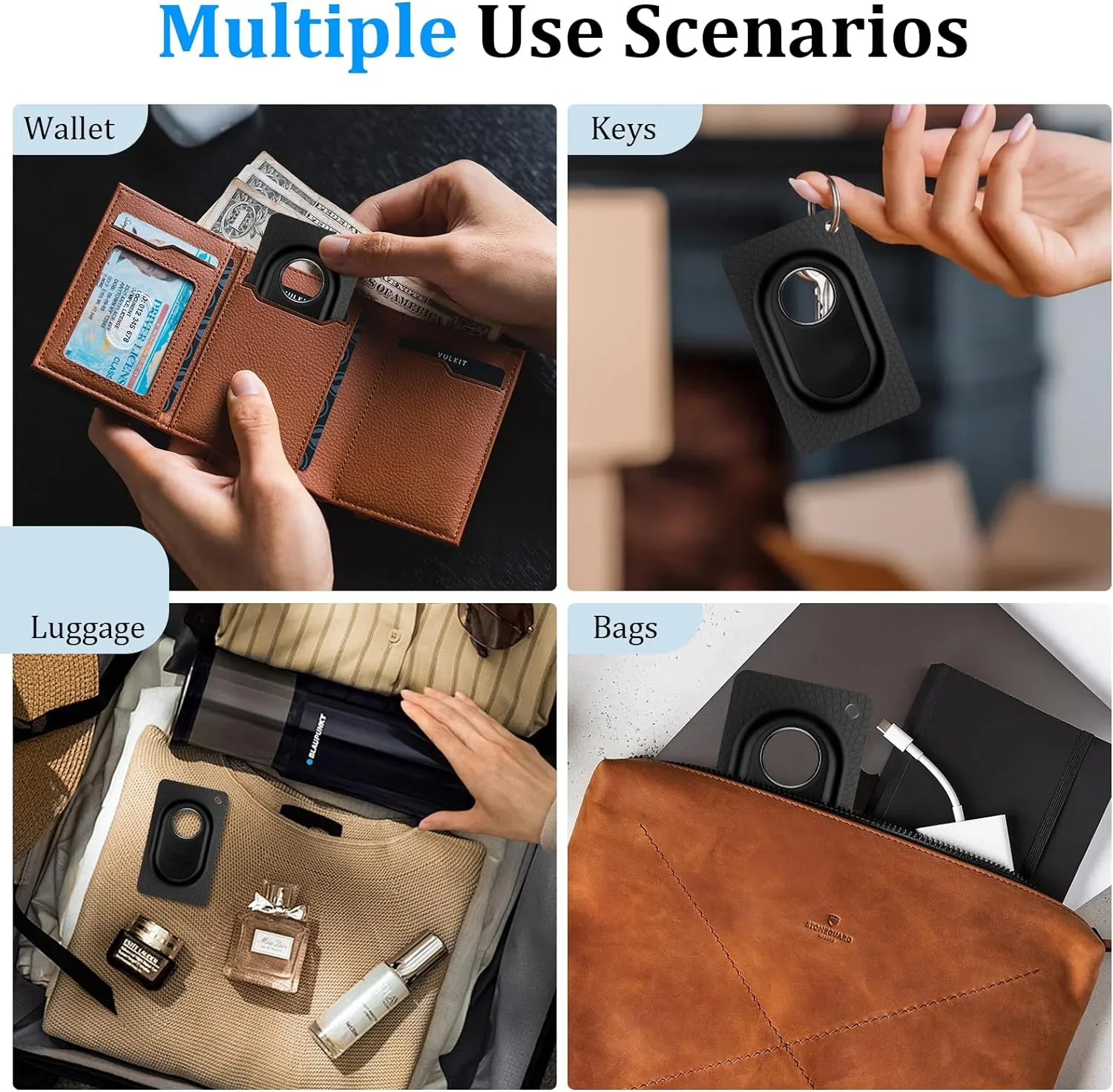 TPU Card Protective Case Tracker Anti-lost Locator Cover Key Ring Accessories Card Tracker Case for Samsung Galaxy SmartTag 2