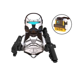 G0117 Hunter Wrecker Bausteine Clone Trooper Cody Mini Figur Wilco Trooper Ziegel Dorn Figur Kinder Spielzeug