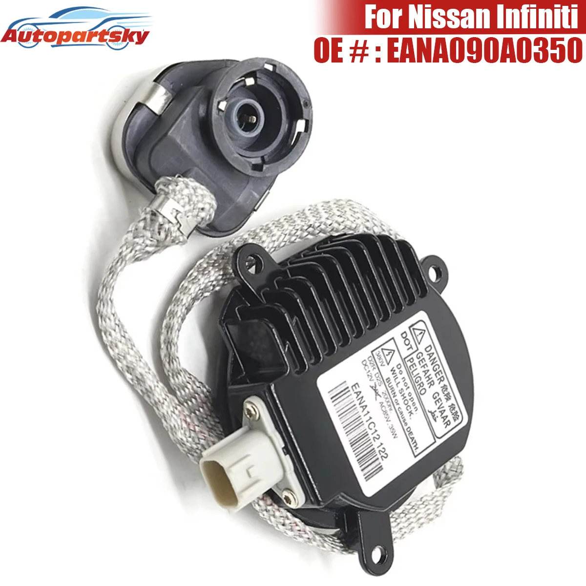 

Auto Parts New HID Xenon Headlight Ballast EANA2X512637 EANA090A0350 For Nissan Altima Maxima Rogue Infiniti QX56 FX Mazda CX-7