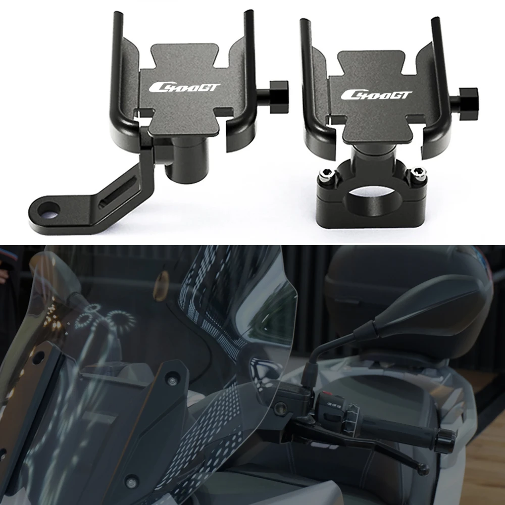 For BMW C400GT C 400GT C400 GT 2019 2020 2021 Motorcycle Accessories Handlebar Mobile Phone Holder GPS Clip Stand Bracket