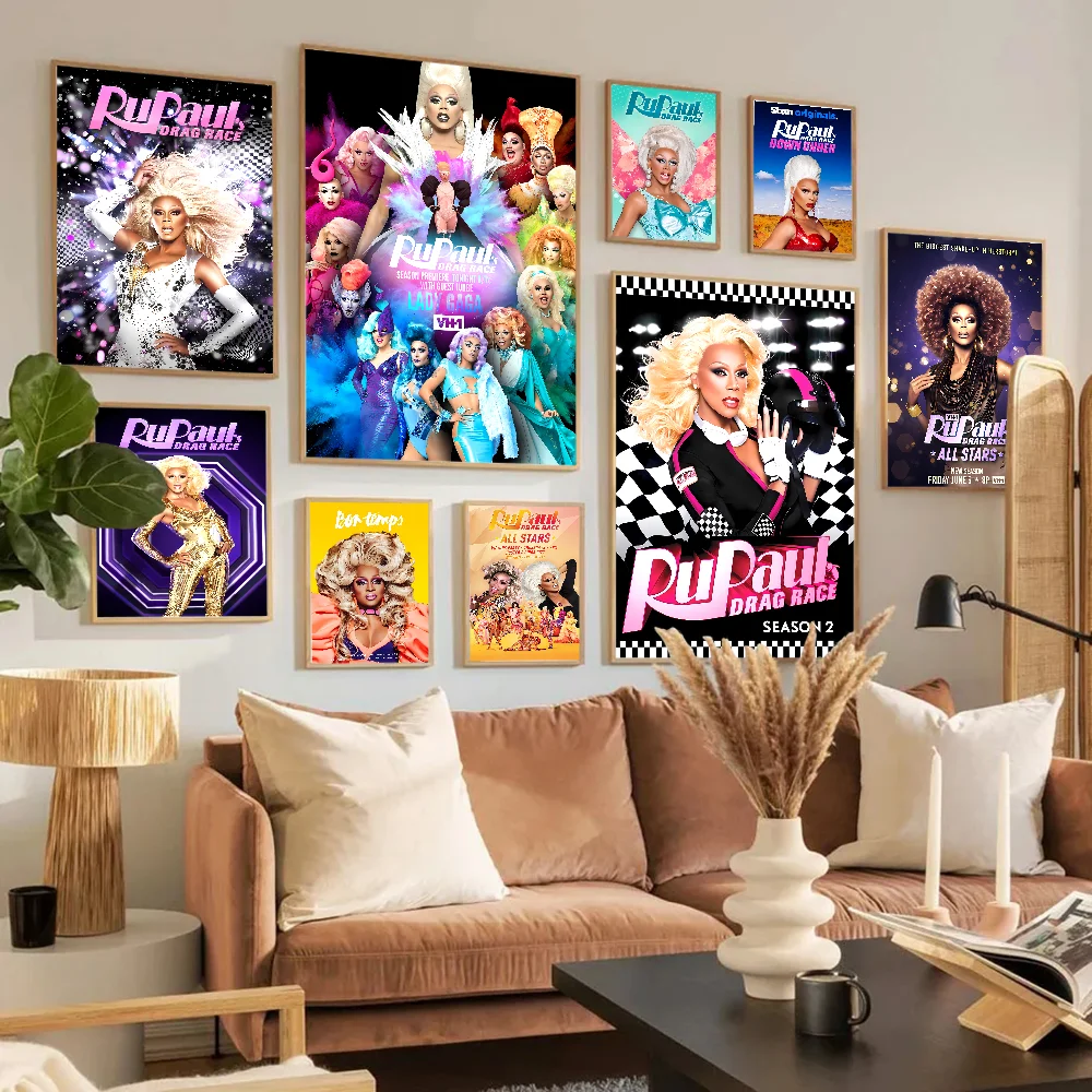 RuPaul s Drag Race Vintage Posters Sticky Vintage Room Home Bar Cafe Decor Kawaii Room Decor