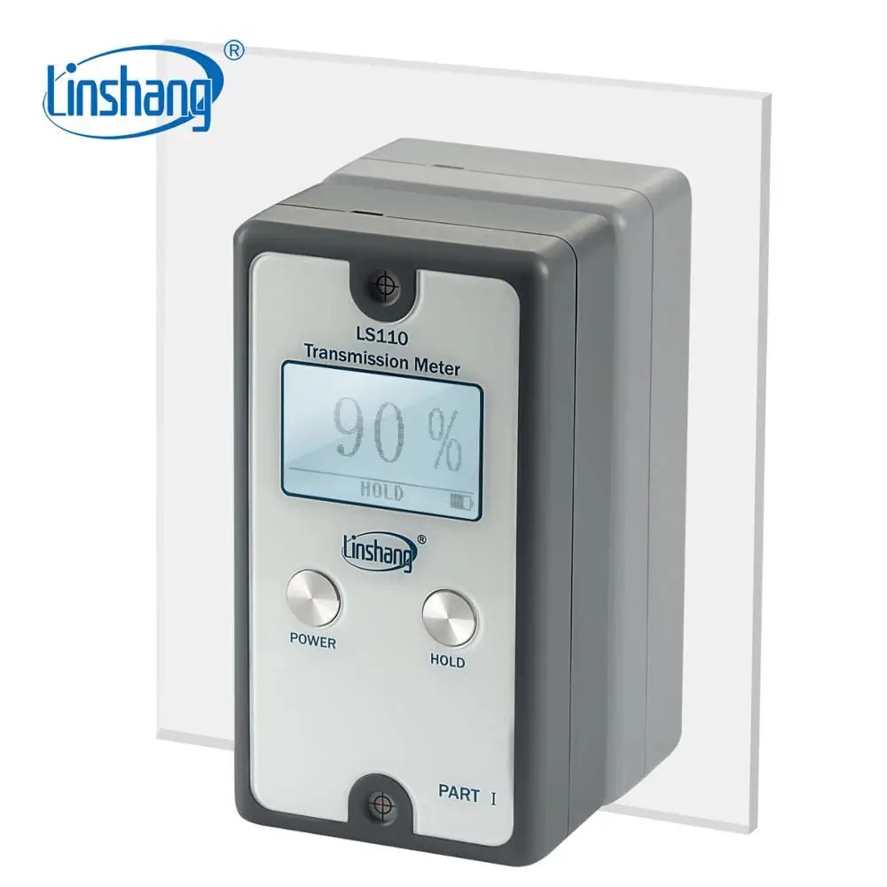 Linshang Split Light Transmittance Meter with 380-760nm visible light transmittance for front windshiled glass  meet CIE LS110