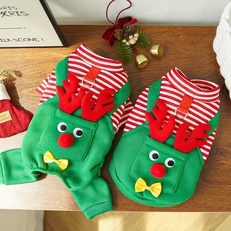 

Christmas Dog Clothes Santa Costume for Puppy Chihuahua Yorkshire Pet Clothing Coat Costume 2026 New Year Festival Pet Supplies