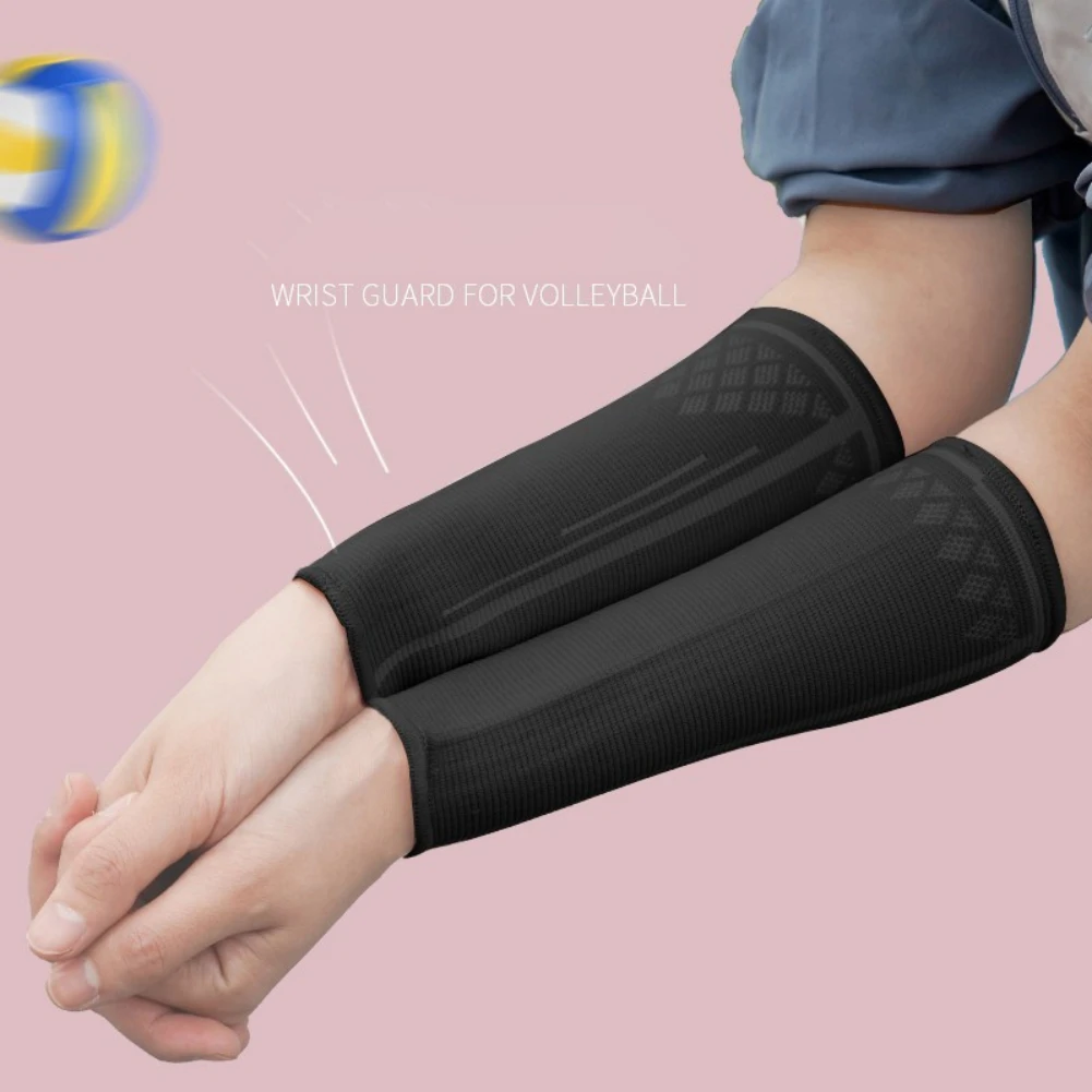 1 Pair Volleyball Arm Sleeve Gloves Forearm Compression Test Training Basketball Wrist Support Brace Protector Sport Arm Guard