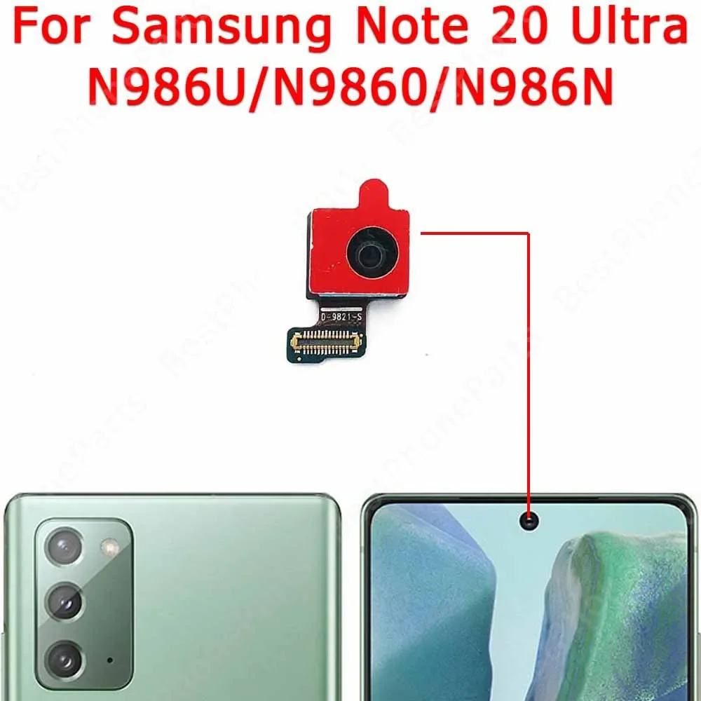 Front Camera For Samsung Galaxy S20 FE S21 Plus S20+ S21+ Note 20 Ultra Facing Frontal Selfie Camera Module Parts