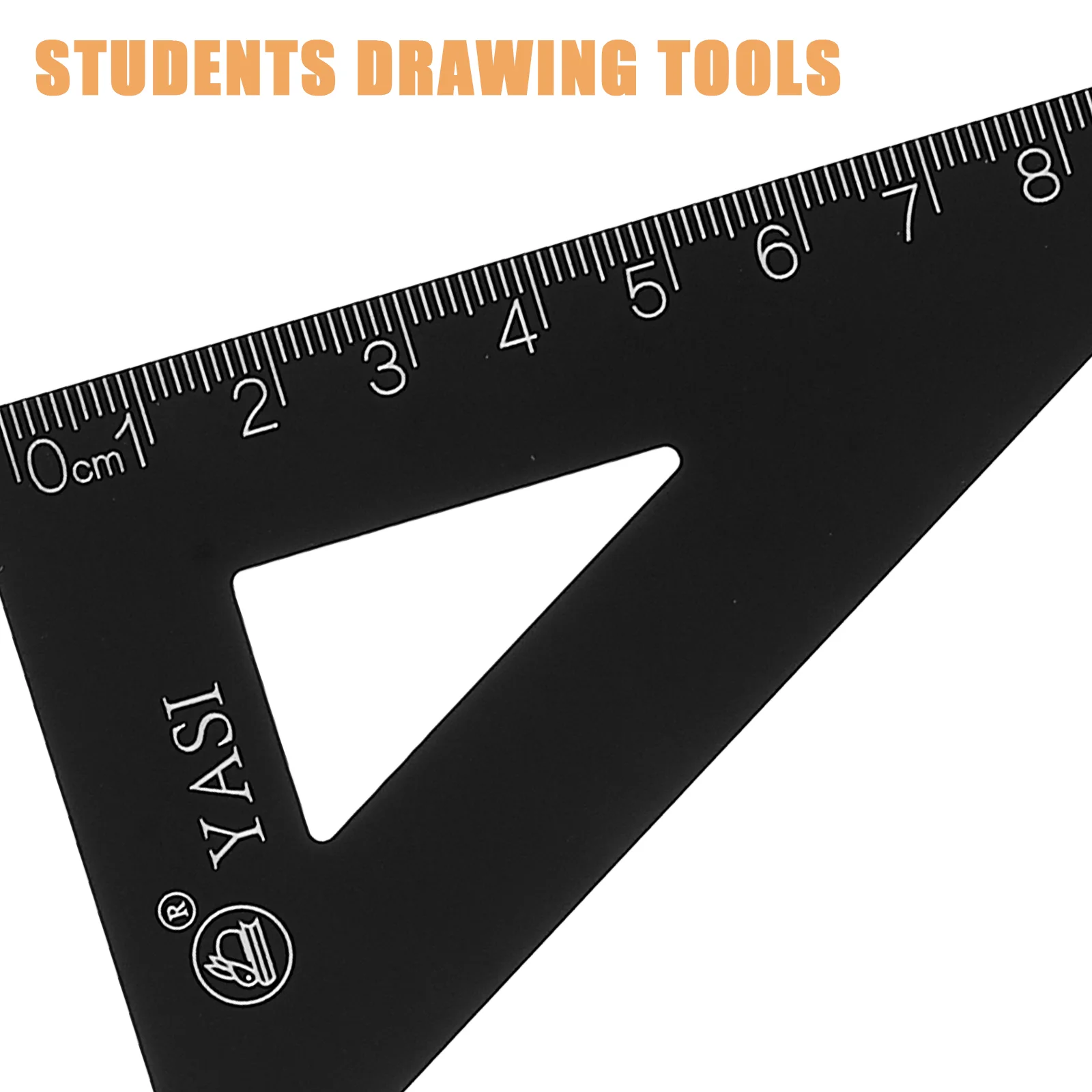 Tekening Liniaal Schoolbenodigdheden Tool Moet Ontwerp Driehoek Kantoor Metalen Kinderen Briefpapier Student