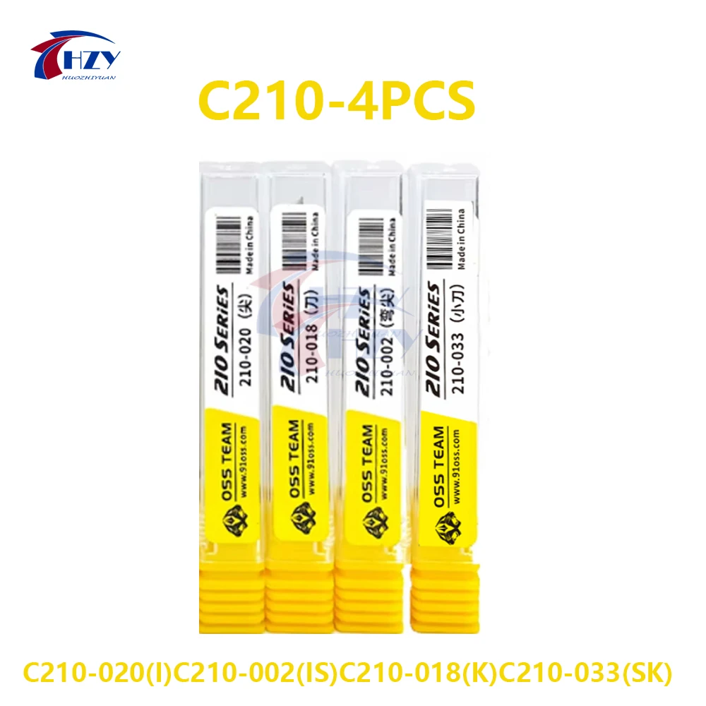 Pontas de solda universais OSS C210 C115 para estação de solda com cabo T210/T115, reparo de precisão T80 HS 02, ferramentas de soldagem.