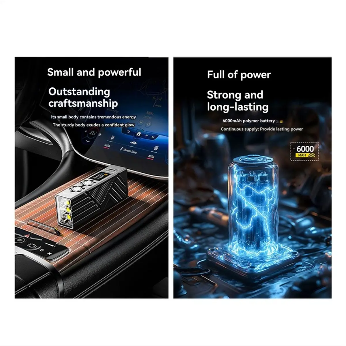 AA2283 Superior  X809PRO Super Bright LED Flashlight Rechargeable Multi-Functional Portable Light for Outdoor Automotive Repair