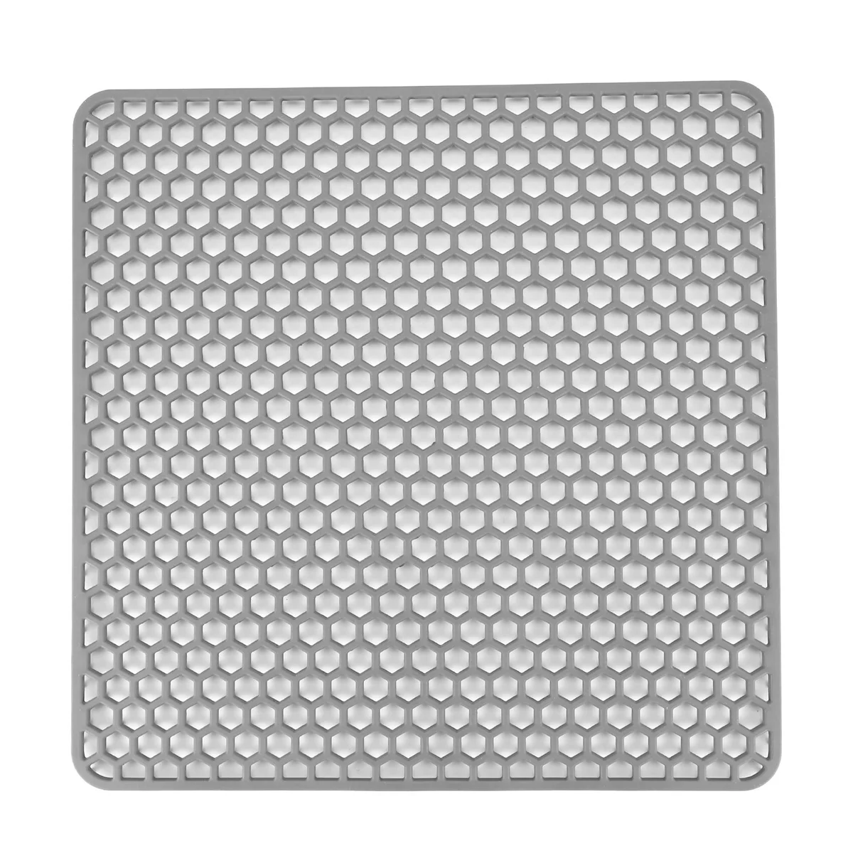 Silicone Sink Protector Mats,Dish Drying Mat Counter Protector, for Kitchen Utensils and Dishes(Gray)