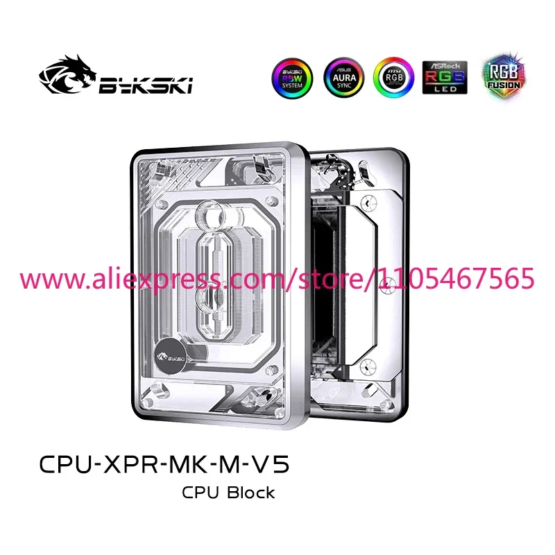1PCS  CPU Block Use for  LGA1700 1200 2011 / AMD Ryzen 9/5/7 0.2mm Microchannel Water Cooler Radiator CPU-XPR-MK-I/M-V5