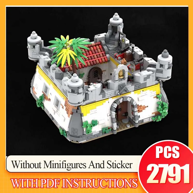 

Новый 2791 шт. Moc европейские средневековые пираты серии Fort Edition модель Diy творческие идеи императорские детские игрушки подарки головоломка на заказ