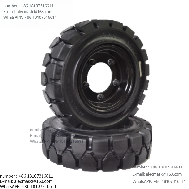 

Solid 400-8 tires set tires trailer wheel tires