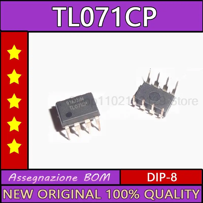 10PCS/LOT Tl071cp in-line dip-8 (brand new, imported)