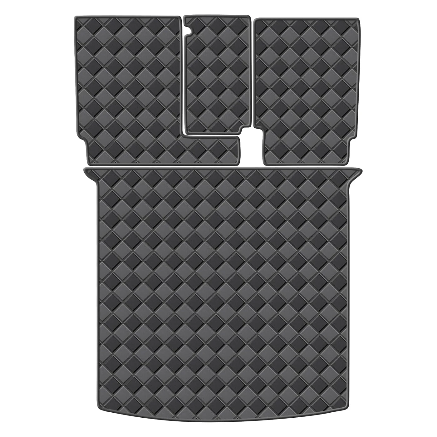 

Car Floor Trunk Cargo Mat for 2018 2024 Volkswagen Tiguan 5 Seat waterproof Liner Antiwear Antidirty