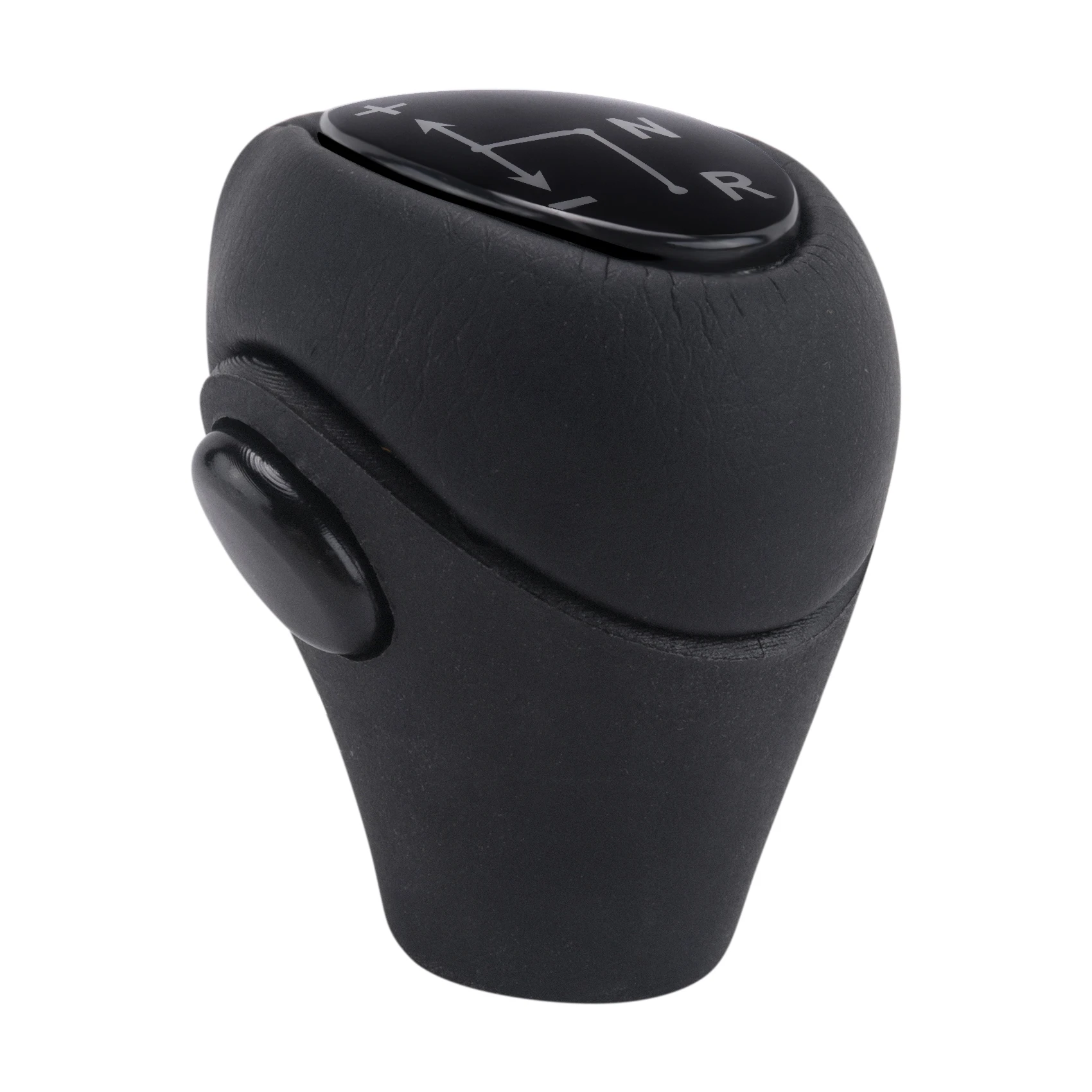 T61C_Gear Knob Automatic Knob Black for Smart Fortwo Gear Head Case Sleeve