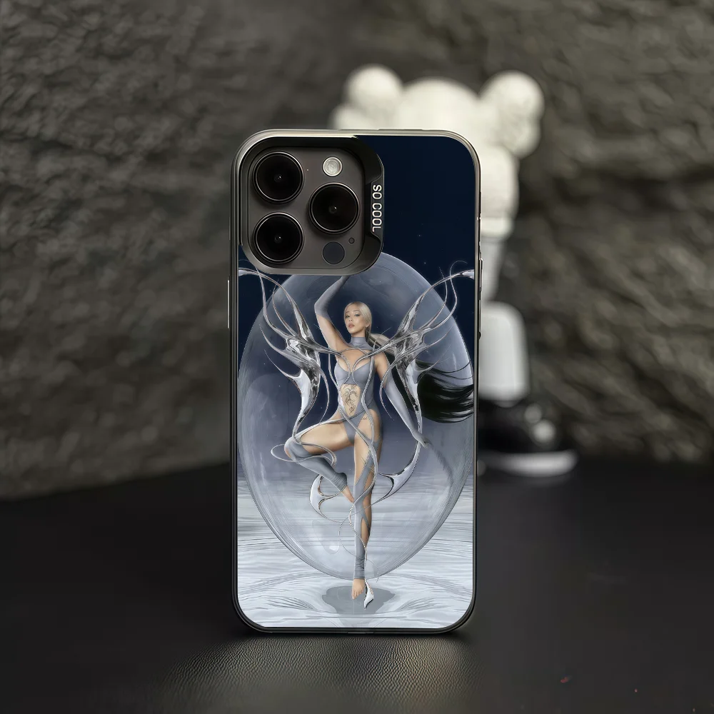 Funda de teléfono Singer español l-lola Índigo para Samsung S25 S24 S23 A07 A17 A06 Ultra FE Plus, funda protectora de Color IMD