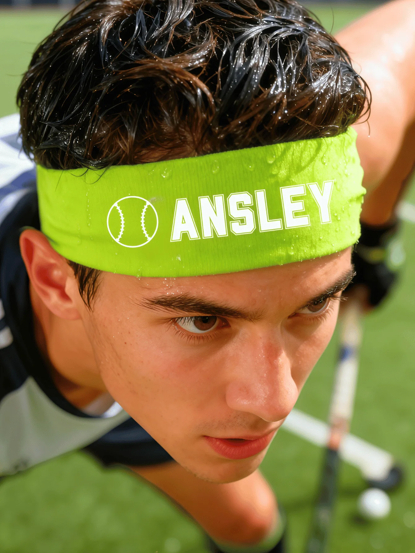 Personalized Sports Headband,Yoga Sports Personalized Headband,Bridesmaid Gift,Personalized Name Headband,Hair Accessories view 2