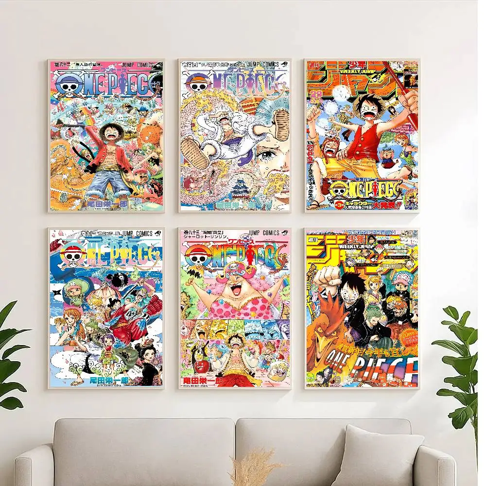 1 قطعة أنيمي O-One P-Piece (11).jpg ملصق جودة عالية طباعة مقاوم للماء جدار الفن ملصق لشريط غرفة المعيشة ديكور هدية #2