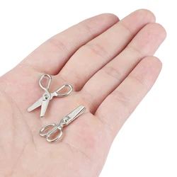 2Pcs/Lot 1:12 Scale Dollhouse Miniature Scenes Hair Cutting Scissors Model Furniture Toys