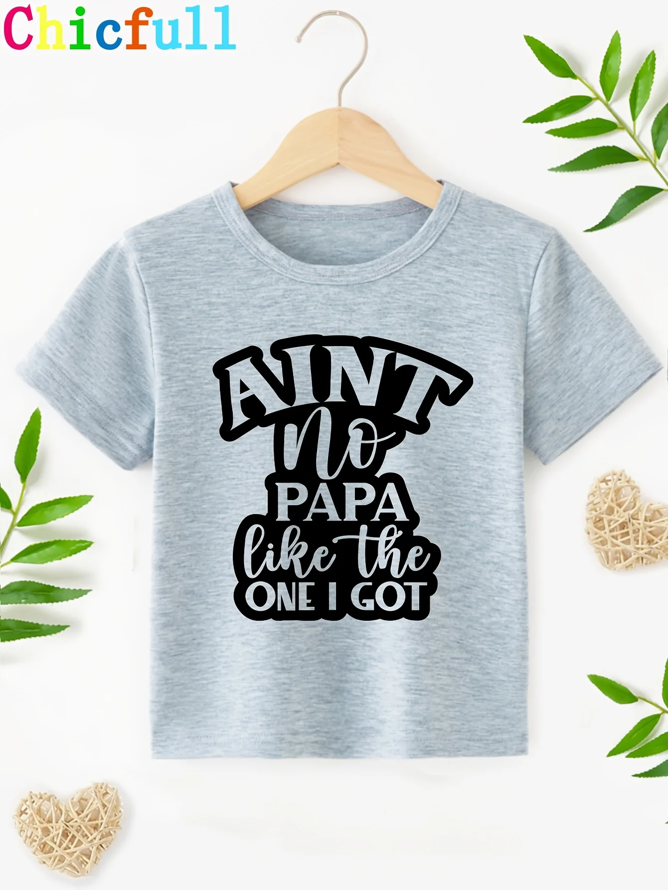 Boys Black Crew Neck Short‑Sleeve T‑Shirt, 
