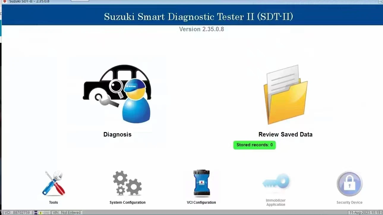 2023.09 Su-z-uki SDT2 SDT-II  SDT 2 Software V2.35.0.8 Support VCM2