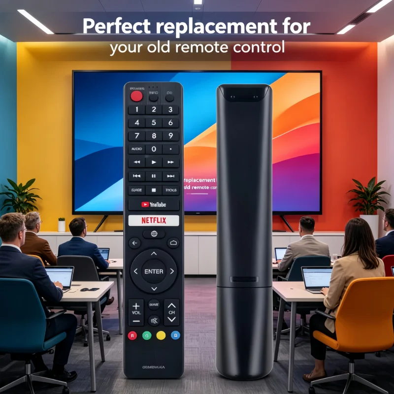 

Replacement remote control compatible with GB345WJSA GB346WJSA Sharp TV 4T-C70BK2UD with Netflix YouTube
