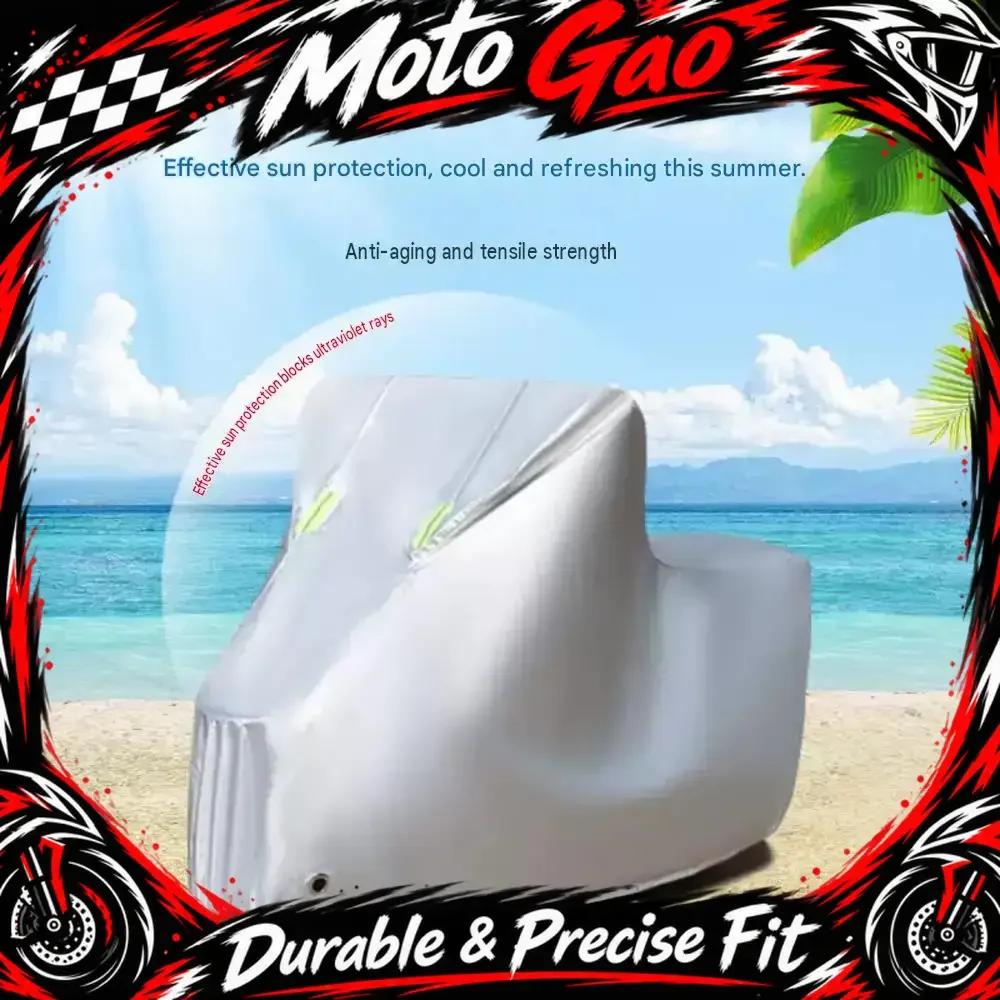 【Precise Fit】Thickened Oxford Cloth Motorcycle Cover for QJMOTOR SRK921RR (Rainproof, Sun-proof, Dustproof)