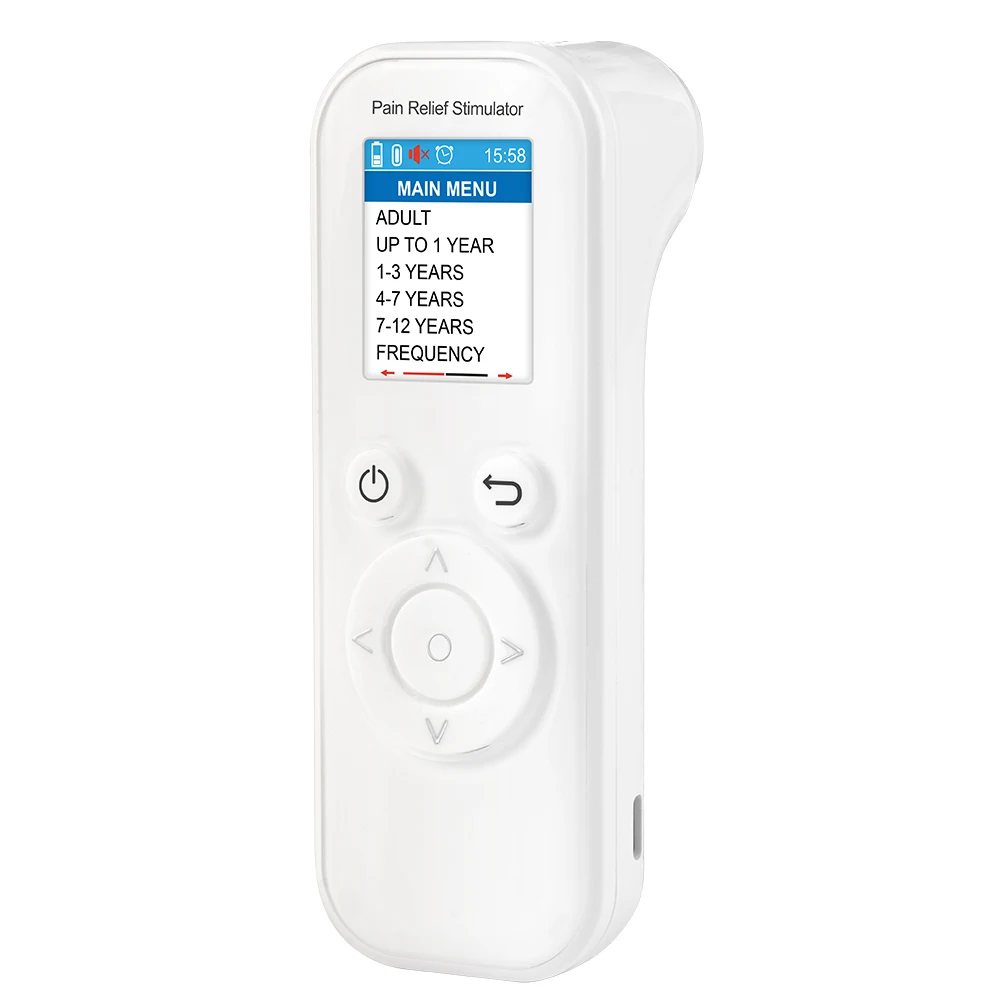 8 Inch Color Display 35 Modes Pain Relief Stimulator, Hand Massage Device, Metal Electrodes, Physical Therapy Equipment