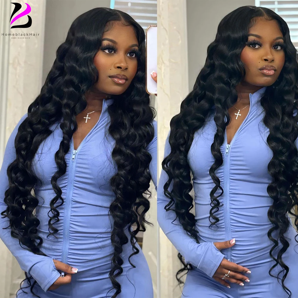 Onda do corpo Lace Front Wig, Glueless Transparente Cabelo Humano, Lace Frontal Wig, 13x4 13x6 30 32 34 36 38 Polegada, 4x4