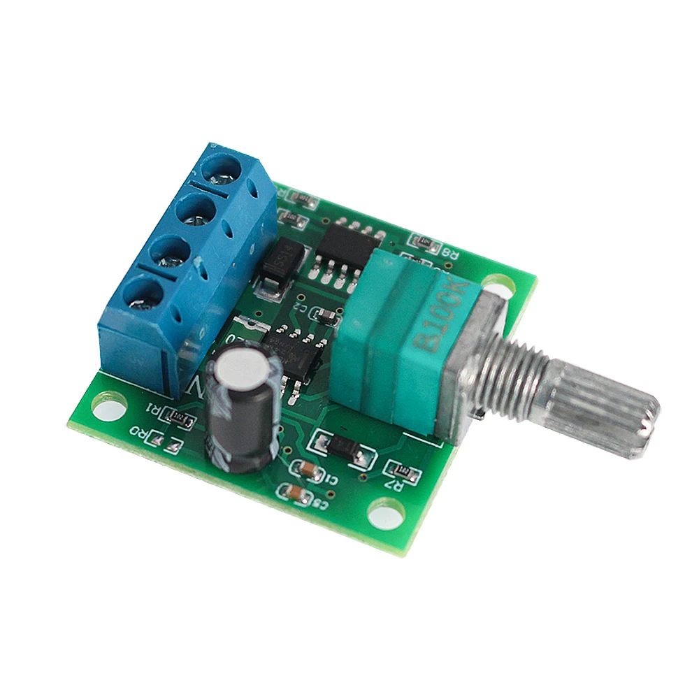 وحدة تحكم سرعة المحرك بجهد منخفض PWM ، وحدة قيادة قابلة للتعديل ، DC1.8V -12V ، 2A ، 1803BK ، 1