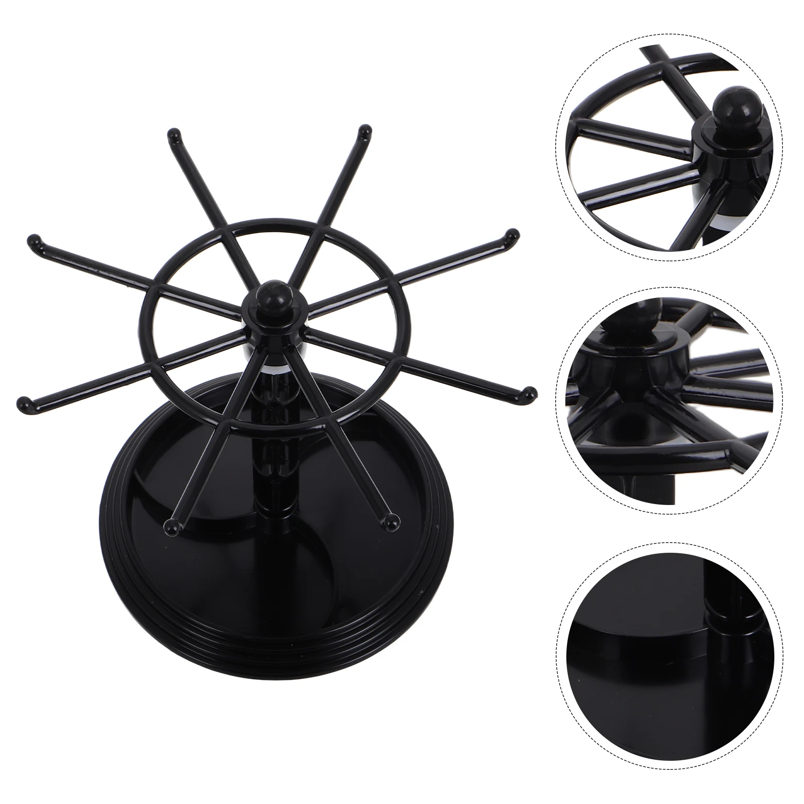 

Jewelry Storage Rack Small Rotating Display Stand Necklace Holders Vendor Bracelet Organizer