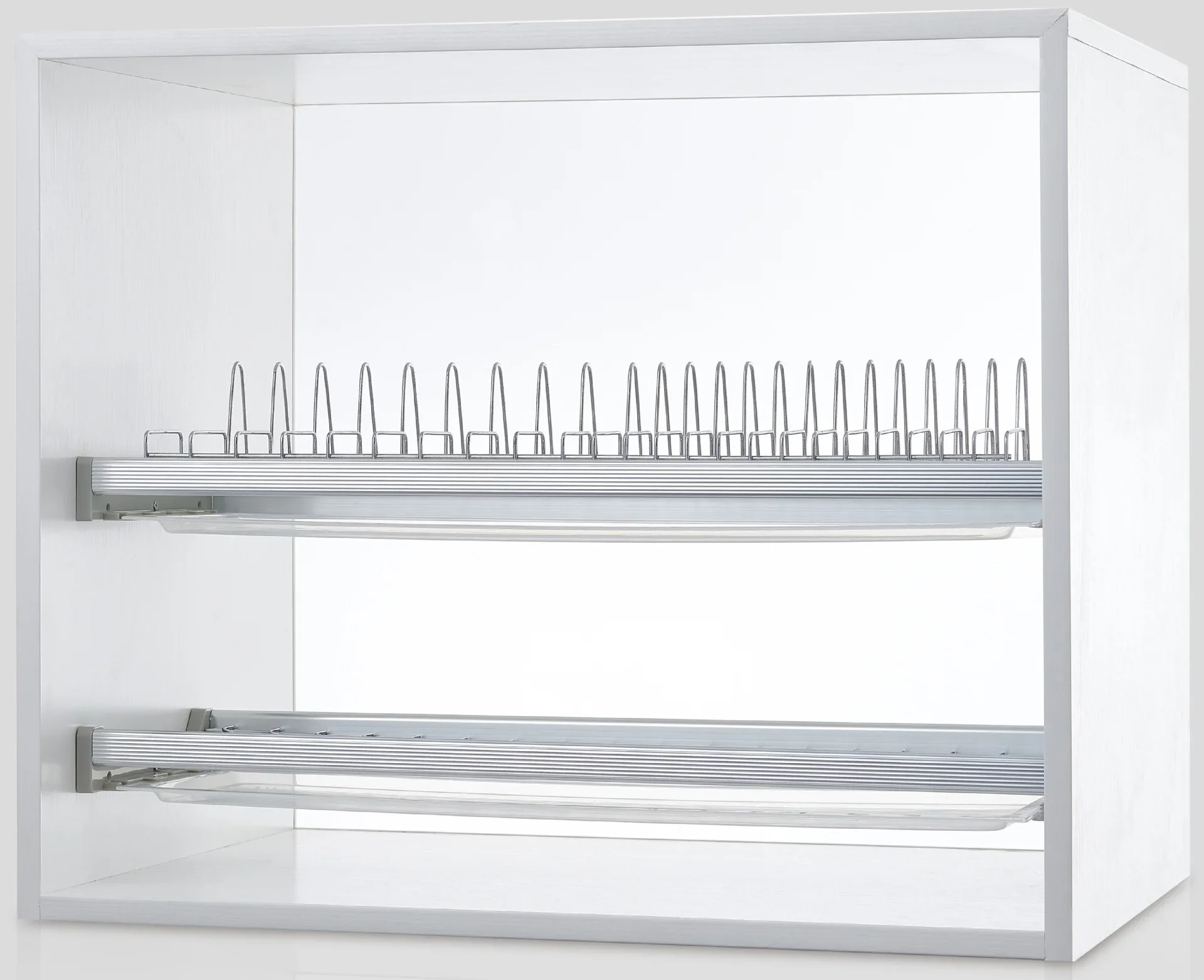 Wall cabinet Double-layer cabinet Dish rack Drain with double water tray Stainless steel Dish rack Dish Complete price