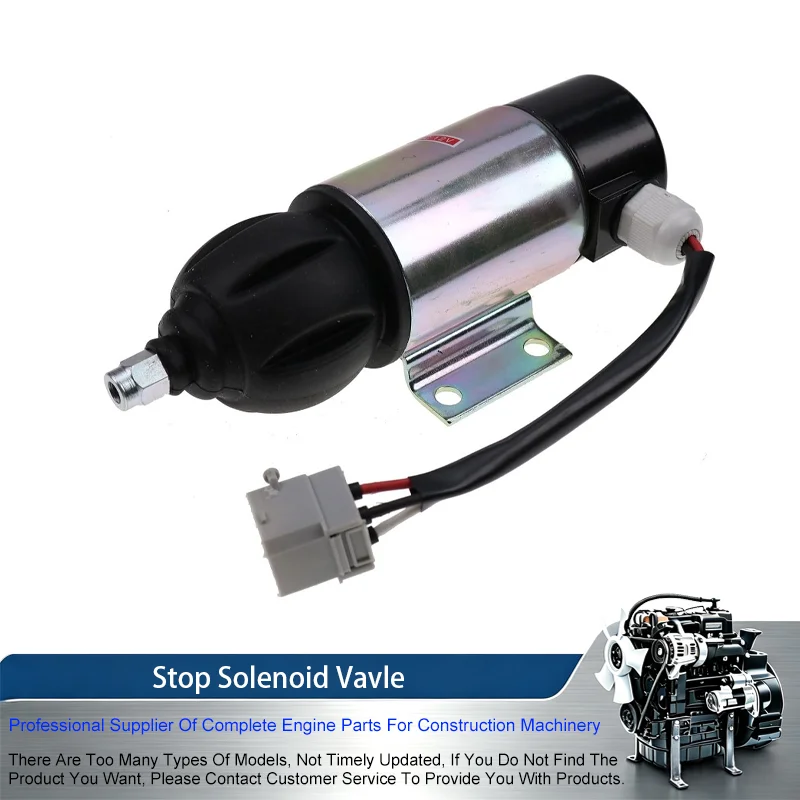 872826 1827650 12V Stop Solenoid Vavle For Volvo Penta Engine TAMD61A TAMD62A TAMD71A TAMD72A TAMD60A
