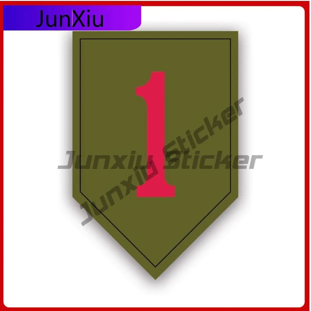 

Epic Artistic 1st Infantry Division Sticker Decal American Made Uv Protected Div The Big Red One Shoulder Car Decal Uv