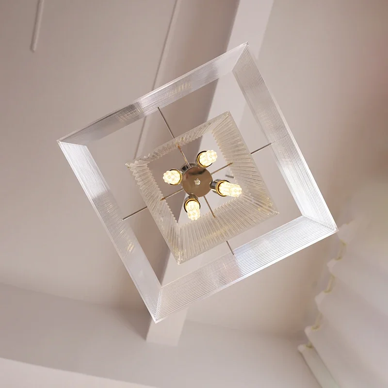 Chinesische geometrische industrielle Stil Wohnzimmer Pendelleuchte moderne und einfache erfrischende Lampe für Esszimmer Schlafzimmer Leuchten