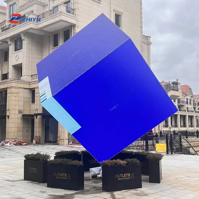 Customizable Outdoor Waterproof 3D  LED Display Screen Mobile Phone Wifi Controlled Store Advertising Screen