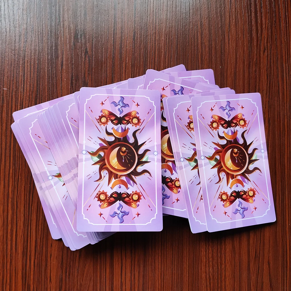 12x7cm An enchanting 78-cards Тarot Deck, designed with magical and charming witchy illustrations  with Guide Book