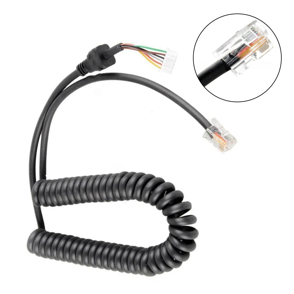 1PCS Microphone Cable For Durable Replacement Mic Cord Wire Professional For Yaesu FT-780088008900 Radios 40-150cm Tool Parts