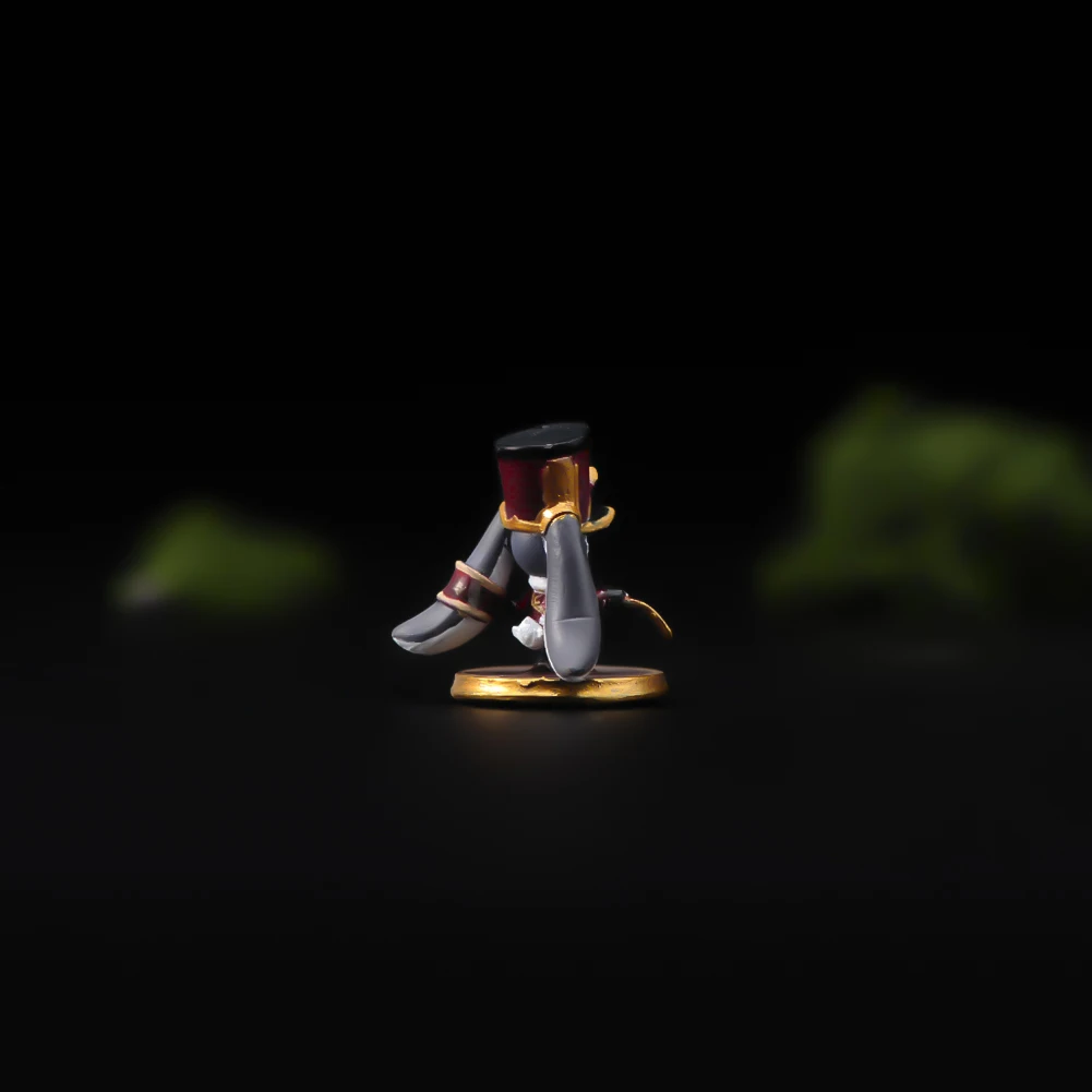 

Painted Miniatures 1/43 1/64 1/87 Cute Bunny In Uniform Figure Model Toys Gift View Decoration