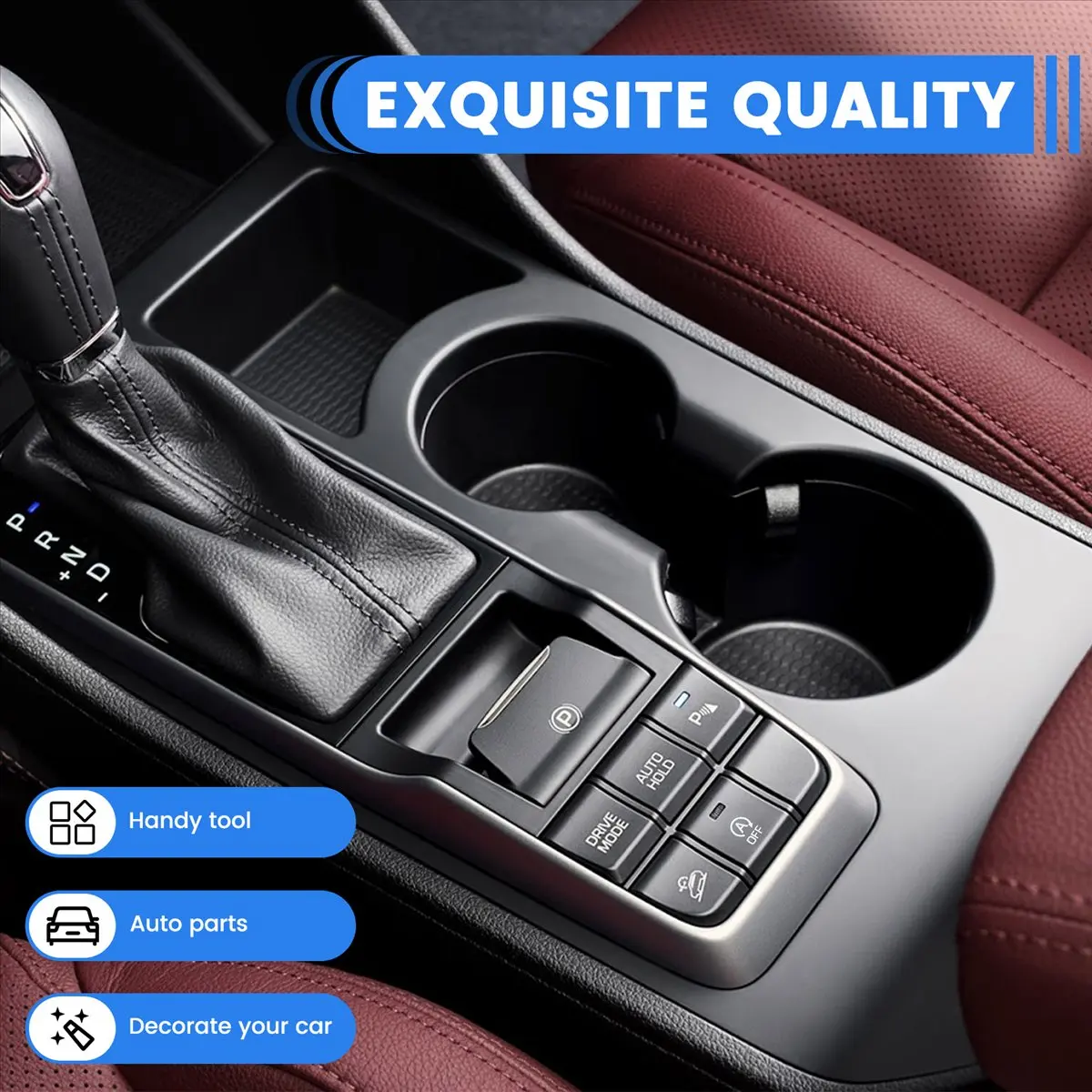 #02K Electronic Hand Brake Switch Complete Flow Console Switch for Hyundai,for Hyundai Tucson,(Plastic)