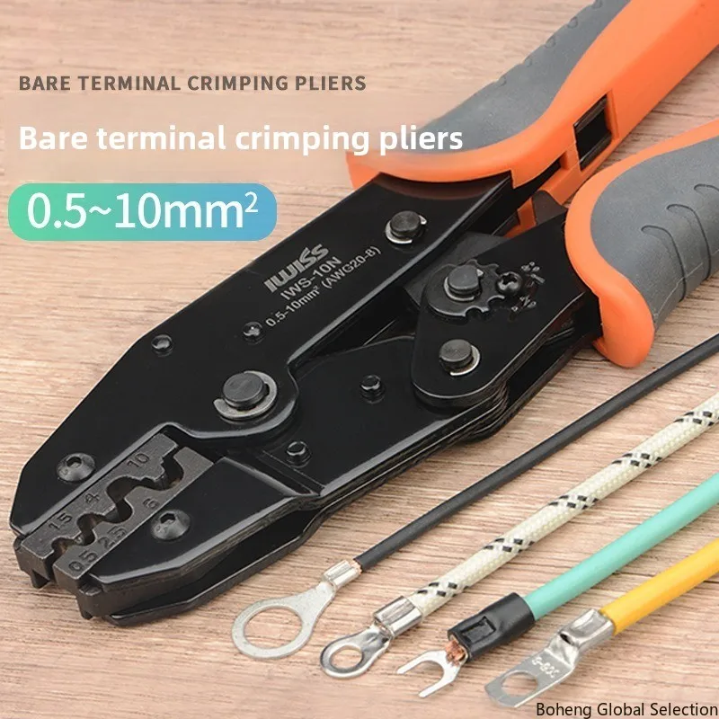 C45 SC Copper Nose Cold Pressing Terminal Clamp Pressing Nose Terminal Lug OT Round Bare Terminal Pressing Clamp