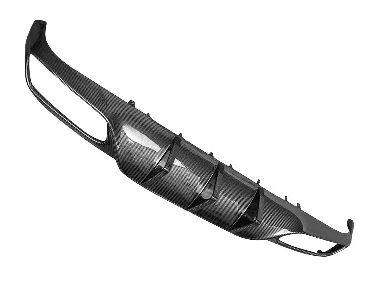 2015 + المصد الخلفي للسيارة من ألياف الكربون الأداء الساخن لسيارة Mercedes Benz C-Class W205 C63 2-door شفرة نمط الناشر الخلفي للسيارة