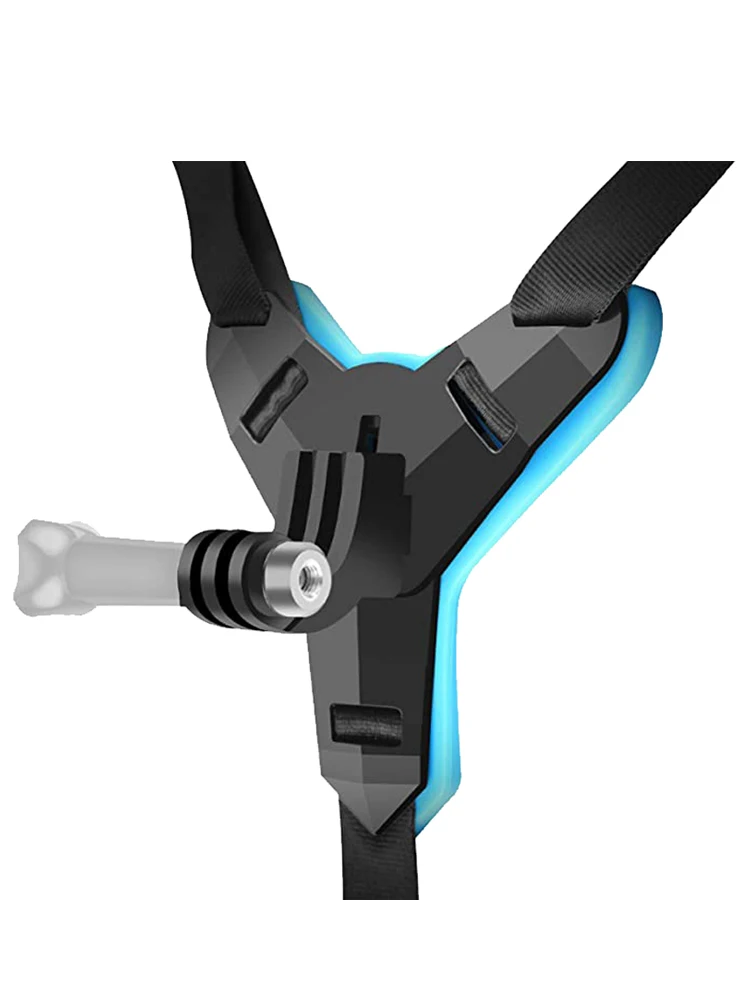 AliExpress EXSKOF Motorcycle Helmet Chin Strap Mount for GoPro Hero 13 12 11 10 9 DJI OSMO Action 6 5 4 3 Insta360 X5 X4 X3 Bike POV Camera Holder
