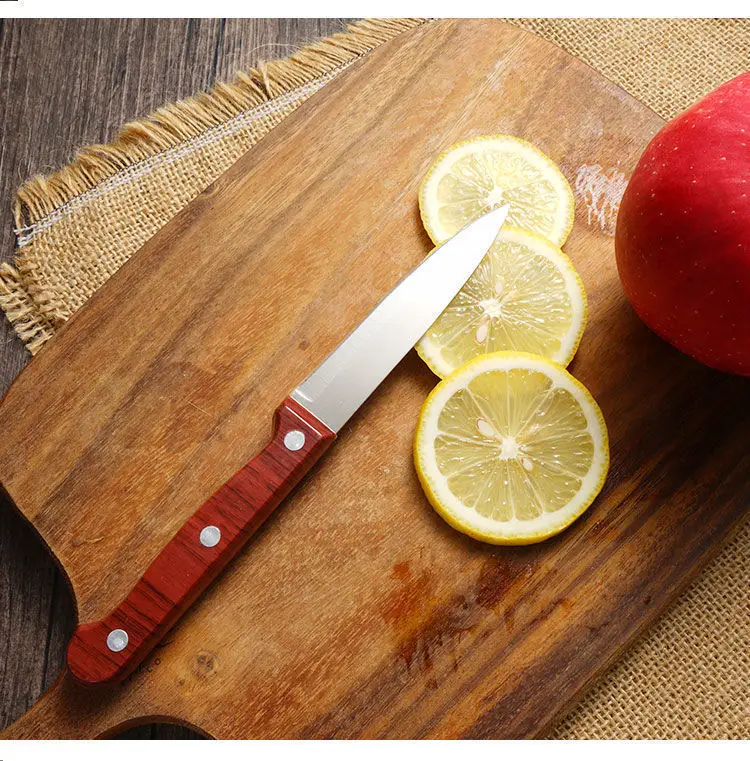 Professionelles Kochmesser, Obstmesser, Küche, Grillmesser, Peeling, rostfrei, Antihaft-Kunststoff, Küchenmesser und Zubehör – Detail 5